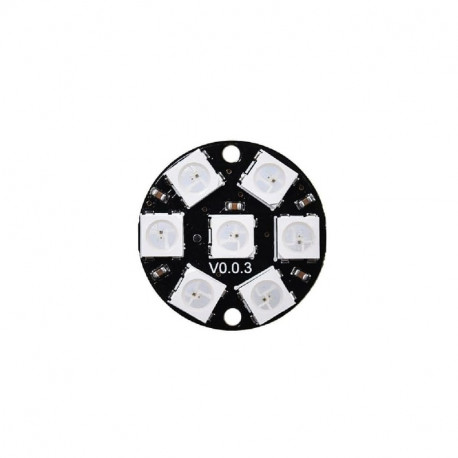 12+8+1 RGB LED matrica su valdikliu WS2812
