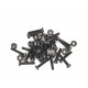 Plieninis varžtas su veržle M2 x 10mm (20kompl.)