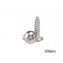 Plieninis savisriegis d2 x 8mm (100vnt.) plokščia galvute