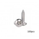 Nerūdijančio plieno savisriegis d2 x 8mm (100vnt.) plokščia galvute