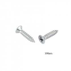 Nerūdijančio plieno savisriegis d2 x 8mm (100vnt.) įleidžiama galvute