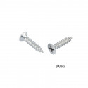 Nerūdijančio plieno savisriegis d2 x 8mm (100vnt.) įleidžiama galvute