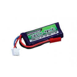 Turnigy nano-tech 300mAh 2S 7,4V 35C-70C LiPo akumuliatorių baterija su JST-RCY