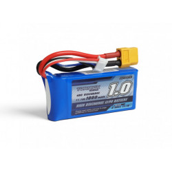 Turnigy 1000mAh 11,1V 3S 40C LiPo akumuliatorių baterija su XT60