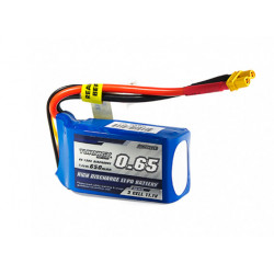 Turnigy 650mAh 11,1V 3S 65-130C LiPo akumuliatorių baterija su XT30