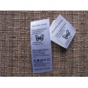 Satin foldable labels 30x65mm (100 pcs.)